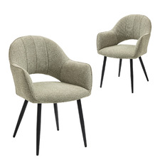 Astoria Chenille Dining Chairs (Set of 2)