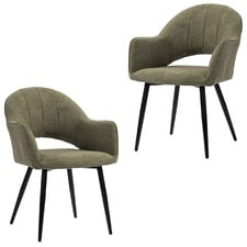 Astoria Chenille Dining Chairs (Set of 2)