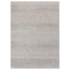 Natural Vittoria Hand-Knotted Wool-Blend Rug