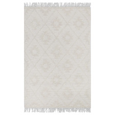 Marco Geometric V Hand-Knotted Wool-Blend Rug
