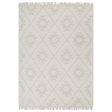 Marco Geometric III Hand-Knotted Wool-Blend Rug