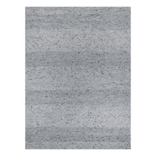 Steel Vittoria Hand-Knotted Wool-Blend Rug