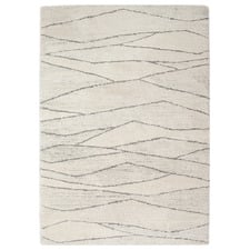 Cream Grey Lilly II Power-Loomed Rug
