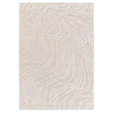 Beige Lilly Power-Loomed Rug