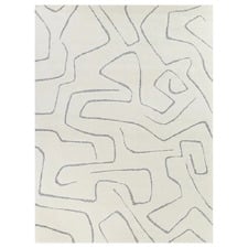 Cream Lilly Power-Loomed Rug