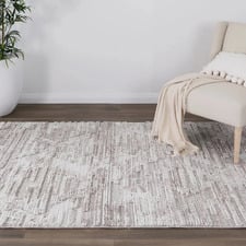 Beige Olivar Contemporary Rug