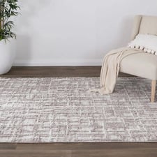 Beige Povel Contemporary Rug