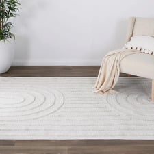 Ivory Aster Contemporary Rug
