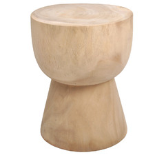 Natural Suar Wood Side Table