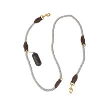 180cm Leather & Cotton Rope Dog Lead