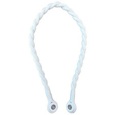 Weaved Cotton-Blend Magnetic Curtain Tieback