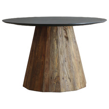 Ethan Round Recycled Pine Wood Dining Table