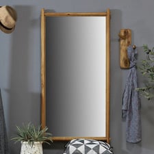 Ethan Recycled Pine Wood Wall Mirror