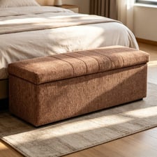 Kleio Storage Ottoman Bench