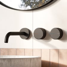 Axia Wall Basin / Bath Curved Outlet Hostess Set 180mm