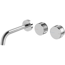 Axia Wall Basin / Bath Curved Outlet Hostess Set 180mm