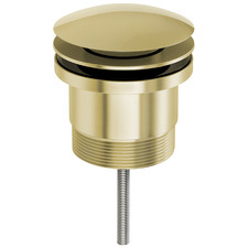 32-40mm Dome Brass Universal Pop-Up Waste