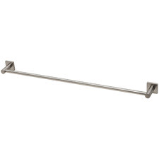 Square Radii Single Bar Brass Towel Rail