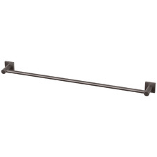Square Radii Single Bar Brass Towel Rail