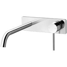 Vivid Slimline 230mm Bath/Basin Wall Mixer Set