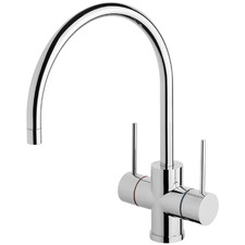 Vivid Slimline Twin Handle Kitchen Sink Mixer