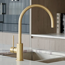Vivid Slimline Gooseneck Kitchen Sink Mixer