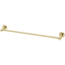 Round Radii Single Bar Brass Towel Rail