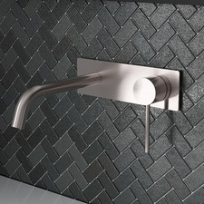 Vivid Slimline 180mm Bath/Basin Wall Mixer Set