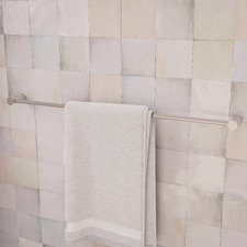 Vivid Slimline Single Bar Brass Towel Rail