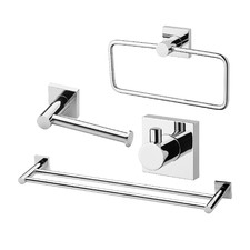 James Chrome Premium Bathroom Accessories Package