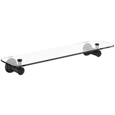 Cromford Brass & Glass Bathroom Shelf