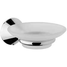 Ivy Brass & Glass Soap Dish