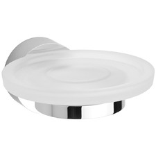 Vivid Frosted Tempered Glass Soap Dish
