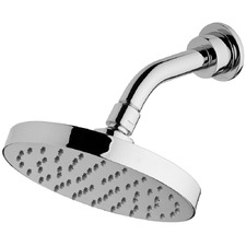 Vivid Slimline 155mm Chrome Shower Arm & Head