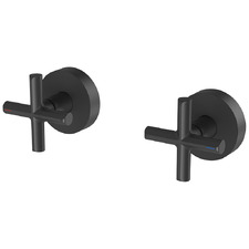 Vivid Slimline Plus Wall Taps with 15mm Extended Spindles
