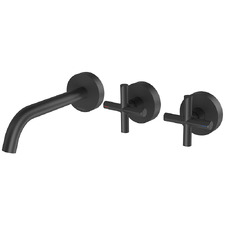 Vivid Slimline 180mm Bath/Basin Wall Tap Set