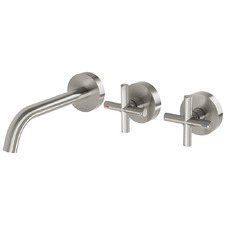 Vivid Slimline 180mm Bath/Basin Wall Tap Set