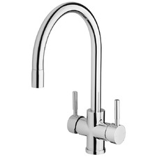 Vivid Chrome Sink Mixer with Filter