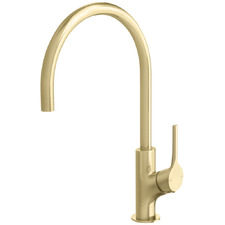 Vivid Slimline Oval 220mm Gooseneck Sink Mixer