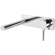 Vivid Slimline Oval Wall Basin Mixer Set