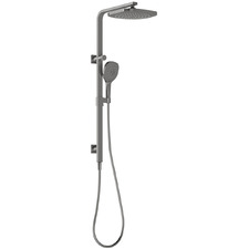 City Life Inox Dual Shower with Diverter Set