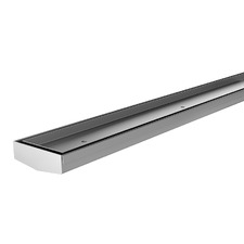 Phoenix V Stainless Steel Tile Insert Linear Shower Grate with 65mm Outlet