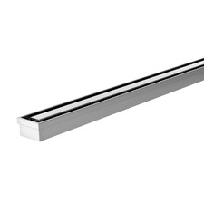 Phoenix Flat Stainless Steel Slimline Linear Shower Grate with 65mm Outlet