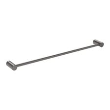 Vivid Slimline Single Bar Brass Towel Rail