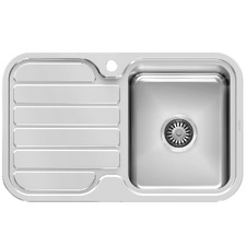1000 Series Single Topmount Kitchen Sink with Drainer