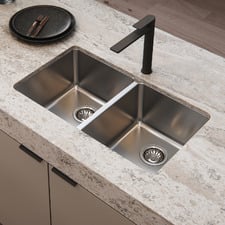 2000 Series 790mm Double Stainless Steel Kitchen Sink