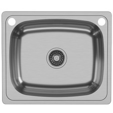 610mm Single Stainless Steel Laundry Sink