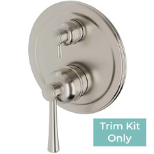Cromford Shower/Bath Wall Mixer with Diverter Trim Kit Only