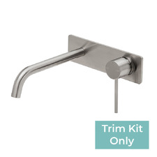 Vivid Slimline Brass Bath/Basin Wall Mixer Set Trim Kit