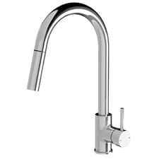 Pina Gooseneck Pull Out Kitchen Sink Mixer